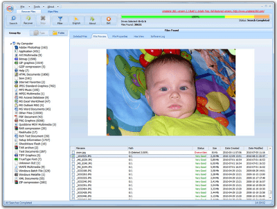 Скриншот приложения Undelete 360 Portable - №1