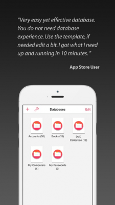 Скриншот приложения iDatabase - №2