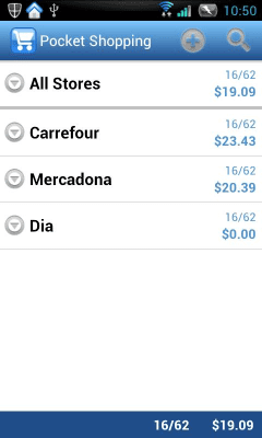 Скриншот приложения Pocket Shopping (trial) - №1