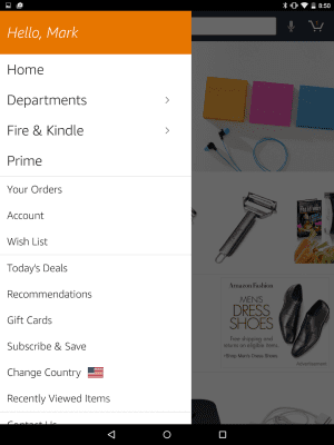 Скриншот приложения Amazon for Tablets - №1