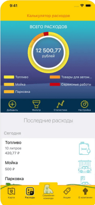 Скриншот приложения АЗС Роснефть - №5