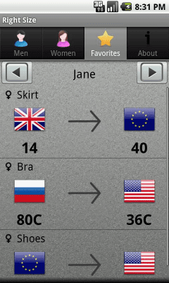 Скриншот приложения Точный Размер Free - №3
