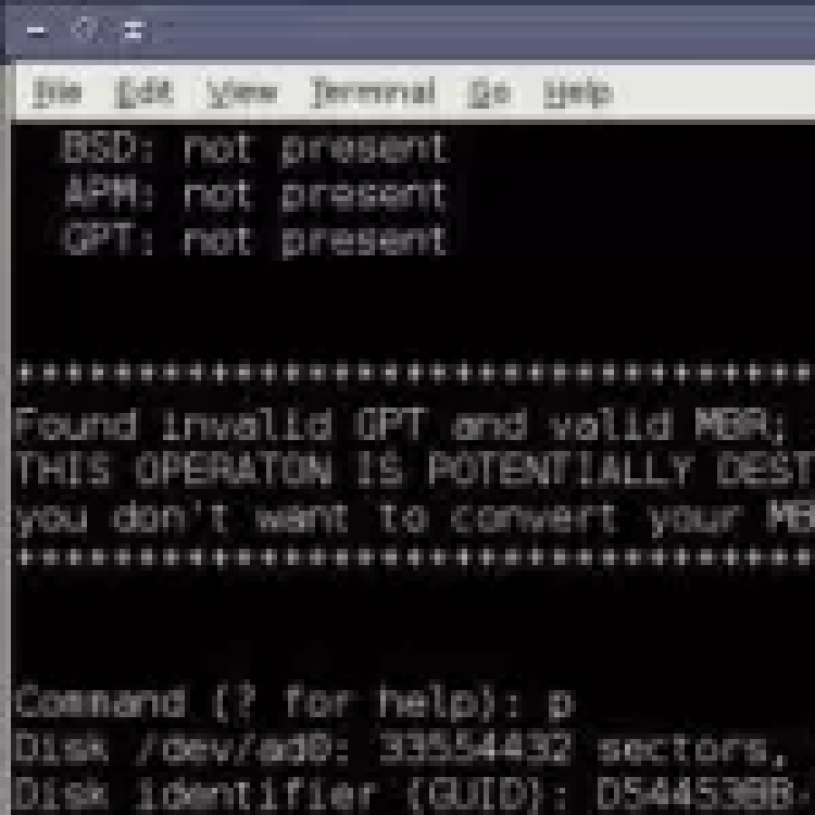 Gpt fdisk mac os как пользоваться