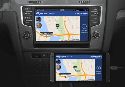 Скриншот приложения Glympse for Auto - Share GPS - №1