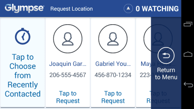 Скриншот приложения Glympse for Auto - Share GPS - №5