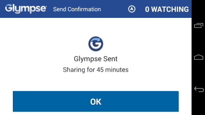 Скриншот приложения Glympse for Auto - Share GPS - №7