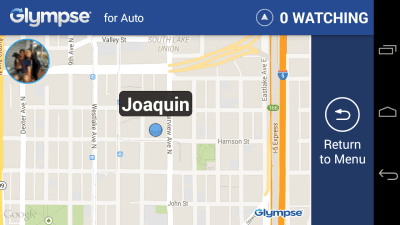 Скриншот приложения Glympse for Auto - Share GPS - №8