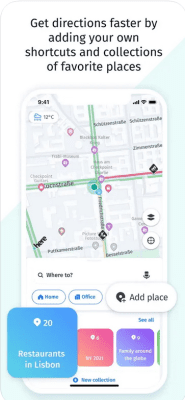 Скриншот приложения HERE WeGo - №7