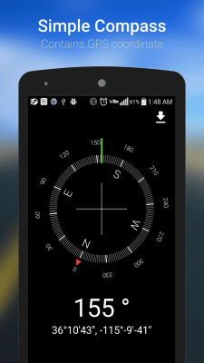 Скриншот приложения Simple Compass - №2
