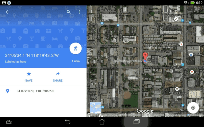 Скриншот приложения Simple GPS Coordinate Display - №14