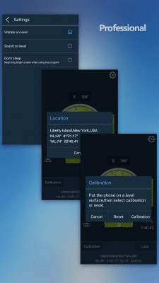 Скриншот приложения Компас - Bubble Level - №3