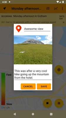 Скриншот приложения Open GPS Tracker - №2