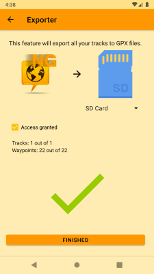 Скриншот приложения Open GPS Tracker - №6