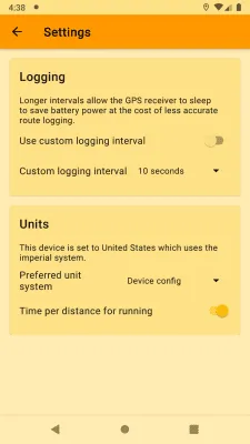 Скриншот приложения Open GPS Tracker - №8