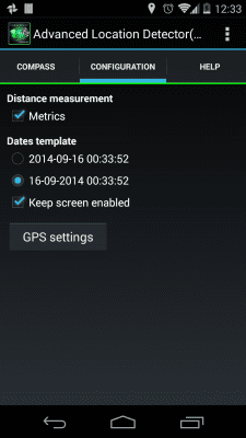 Скриншот приложения Location Detector (GPS) - №5
