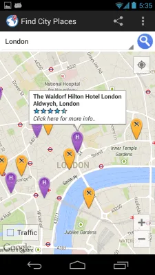 Скриншот приложения Find City Places - №4