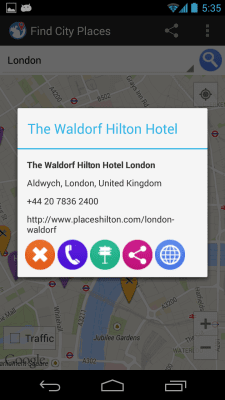 Скриншот приложения Find City Places - №5