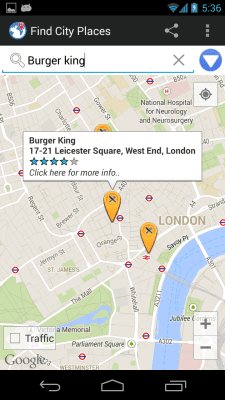 Скриншот приложения Find City Places - №6