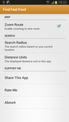 Скриншот приложения Find Fast Food (Food Locator) - №4