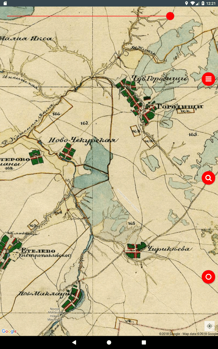 Карта vetus maps