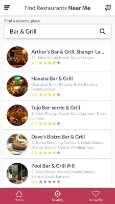 Скриншот приложения Найти рестораны Near Me - №2