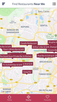 Скриншот приложения Найти рестораны Near Me - №3