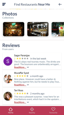 Скриншот приложения Найти рестораны Near Me - №5