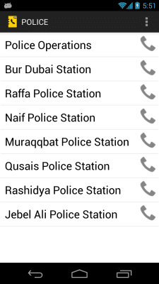Скриншот приложения Dubai Phone Directory - №2