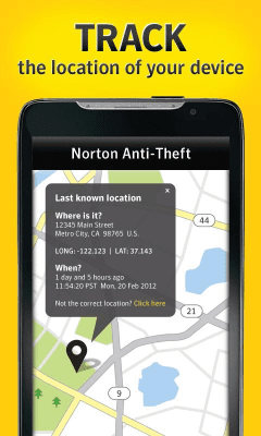Скриншот приложения Norton Anti-Theft - №2