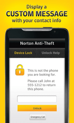 Скриншот приложения Norton Anti-Theft - №4