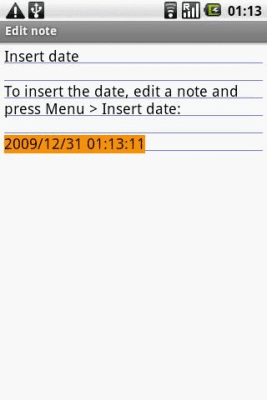 Скриншот приложения OI Insert Date - №2