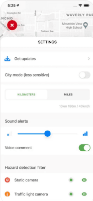 Скриншот приложения Детектор камер скорости - №9