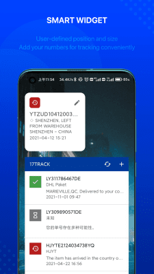 Скриншот приложения 17TRACK Отслеживание Посылок - №5
