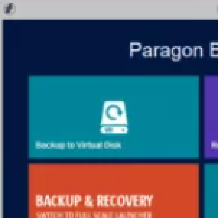 PARAGON Backup & Recovery скачать на Windows бесплатно