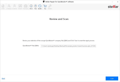 Скриншот приложения Stellar Repair for Quickbooks Software - №2