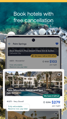 Скриншот приложения Expedia Hotels - №5