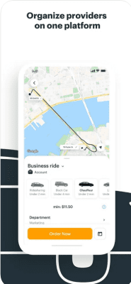 Скриншот приложения Gett (GetTaxi) – заказ такси онлайн - №2