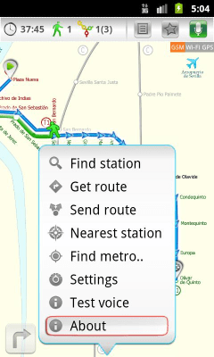 Скриншот приложения Севилья (Metro 24) - №2