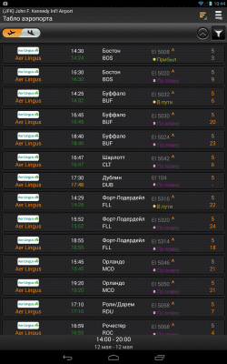 Скриншот приложения Онлайн Табло и Статусы Рейсов - №10