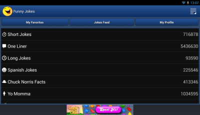 Скриншот приложения Funny Jokes - №5