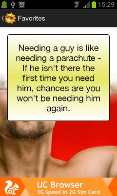 Скриншот приложения Funny Sayings - №4