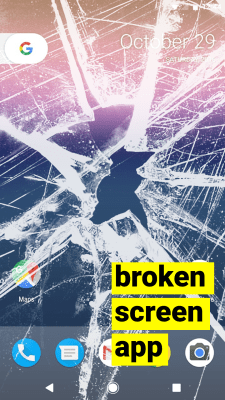 Скриншот приложения Broken Screen Crack Prank App - №1