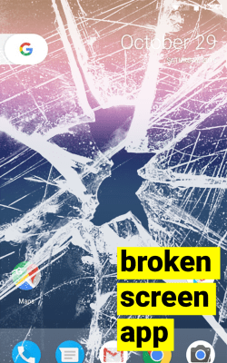 Скриншот приложения Broken Screen Crack Prank App - №5