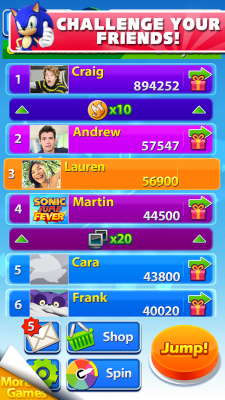 Скриншот приложения Sonic Jump Fever - №4