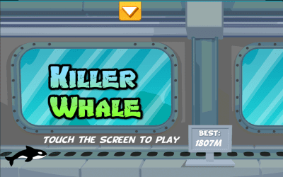 Скриншот приложения Killer Whale 2D Platform Game - №1