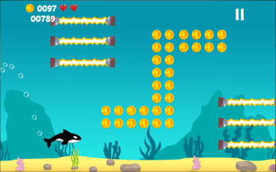 Скриншот приложения Killer Whale 2D Platform Game - №2