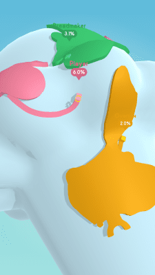 Скриншот приложения Paper.io 3D - №5