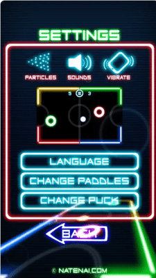 Скриншот приложения Glow Hockey - №3