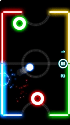 Скриншот приложения Glow Hockey - №5