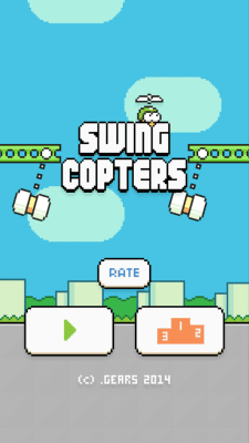 Скриншот приложения Swing Copters - №1